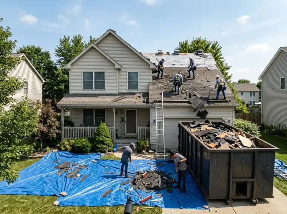 roof-replacement-debris-remova-004 — frequently asked questions, Cheapest Dumpster Rentals in Meadow Woods, FL
